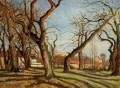 ルーブシエンヌの栗の木 1872 カミーユ ピサロの風景